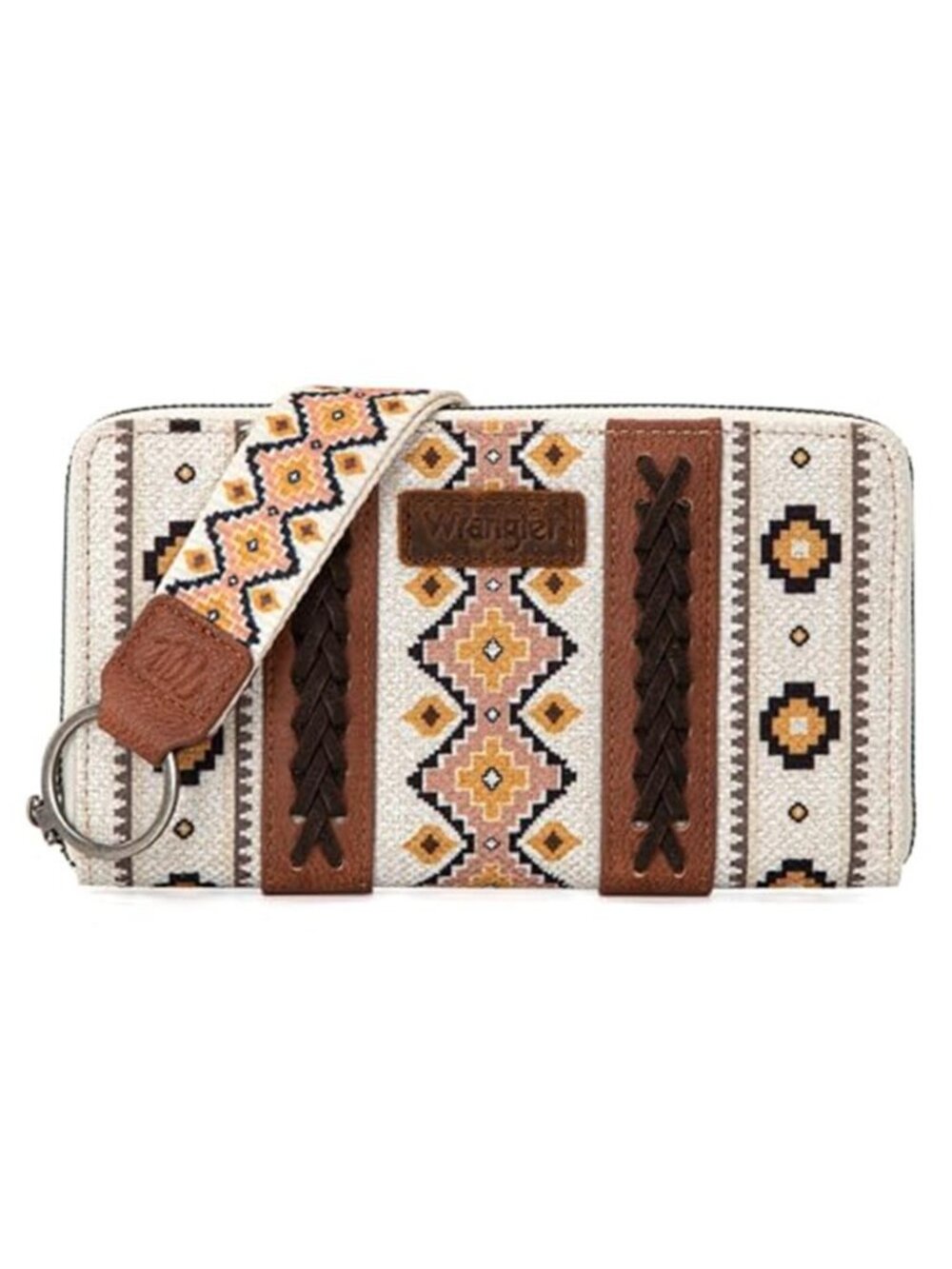 Western Aztec Wristlet Wallet Womens Slim Card Holder Clutch Money Organizer